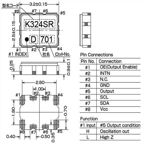 KDS晶振,贴片晶振,DSK324SR晶振