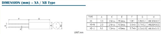 XA晶振,泰艺圆柱晶振,32.768KHZ晶振