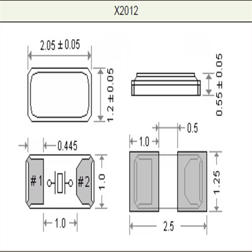 MERCURY晶振,贴片晶振,X2012晶振,石英谐振器