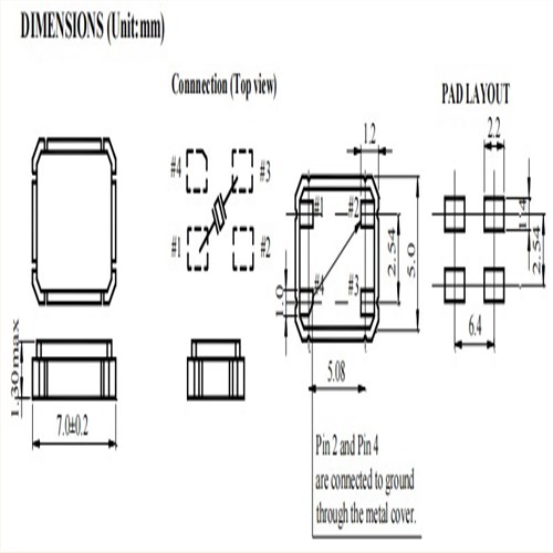 QCM25-21AF18pF-56.000MHz,7050mm,56MHz,QVS晶振