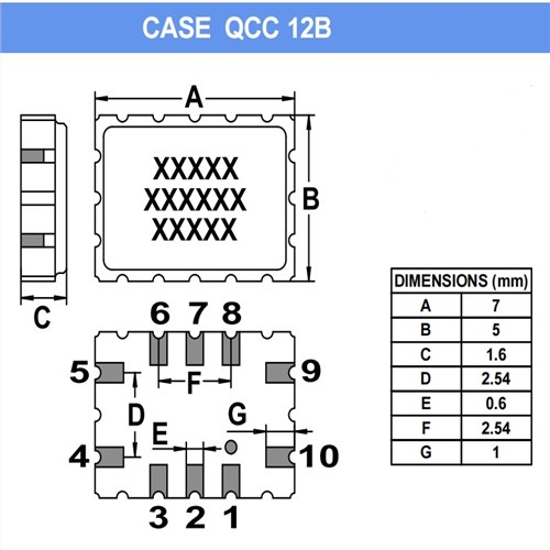 A152-258.2M2,258.2MHz,7050mm,AEK石英贴片晶振