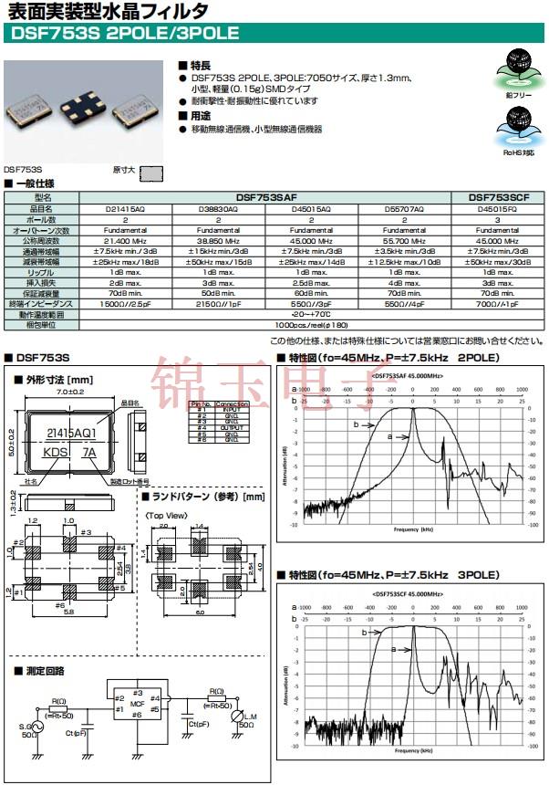 DSF753SAF，DSF753SCF.